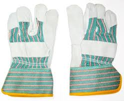 Green Leather Gloves In abudhabi from BUILDING MATERIALS TRADING