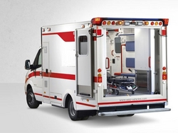 Emergency box ambulance from AUTOZONE ARMOR & PROCESSING CARS LLC