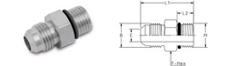 Male Connector SAE from M.P. JAIN TUBING SOLUTIONS LLP