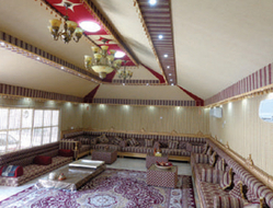 Arabic Majlis and Traditional Arabic Tent