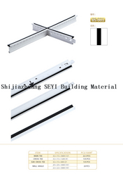  60-270g Zinc Galvanized Steel Ceiling T Grid (38H from SHIJIAZHUANG SHENGYI BUILDING MATERIAL CO., LTD.
