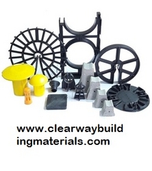 All Types PLASTIC ( pvc) AND CONCRETE SPACERS from CLEAR WAY BUILDING MATERIALS TRADING