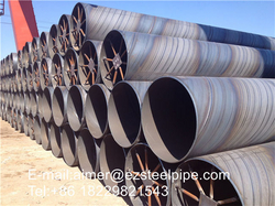 Building construction of welded coiled line pipe