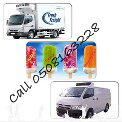 Refrigerated Truck,Chiller van,Freezer pallet pickup,Reefer Trailer,Catering transport rental UAE from FRESH FREIGHTS REFRIGERATED TRANSPORT L.L.C
