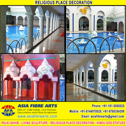 Religious Place Decoration Work manufacturers exporters in india