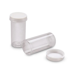 CLEAR POLYSTYRENE SNAP CAP VIAL;  from AJIL SCIENTIFIC & MEDICAL SUPPLIES