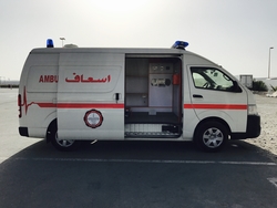 Toyota Hiace High Roof Ambulance from DAZZLE UAE