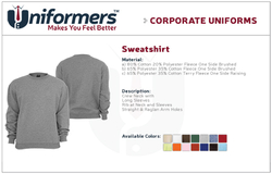 Sweat Shirt Suppliers in Sharjah from UNIFORMERS