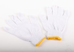 COTTON KNITTED GLOVES 