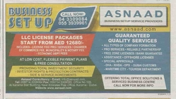 BUSINESS SETUP & MANAGEMENT SERVICES IN DUBAI from ASNAAD CONSULTANCY