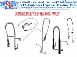 Commercial Kitchen Pre-Rinse Faucet / Mixer Tap from VIA EMIRATES EXPRESS TRADING EST