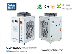 S&A water chiller system CW-6200 with 5.1KW cooling capacity from GUANGZHOU TEYU ELECTROMECHANICAL CO., LTD.