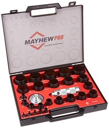 Mayhew Pro 66002 1/8-Inch to 2-Inch Imperial SAE Hollow Punch Set from SKY STAR HARDWARE & TOOLS L.L.C