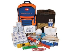 SecueEvac Hi-Visibility Evacuation or Shelter-in-Place Survival kit (5 person in 3 Day) from ARASCA MEDICAL EQUIPMENT TRADING LLC