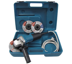 Makita 840W Angle Grinder, 115mm + Accessories
