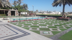 Artificial Grass and Tiling