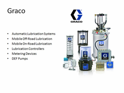 Automatic Lubrication system (Grease & oil) from MANULI FLUICONNECTO