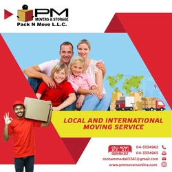 International movers dubai from PM MOVERS AND PACKAGING L.L.C. 