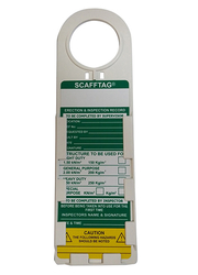 Scaffold Tag from ASCEND ACCESS SYSTEMS SCAFFOLDING LLC