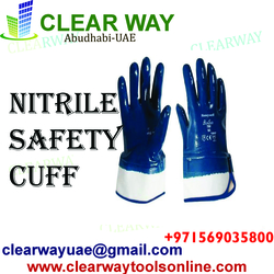 NITRILE SAFETY CUFF DEALER IN MUSSAFAH , ABUDHABI ,UAE from CLEAR WAY BUILDING MATERIALS TRADING
