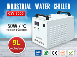 S&A Industrial Water Chiller CW-3000 for CNC Spind ...