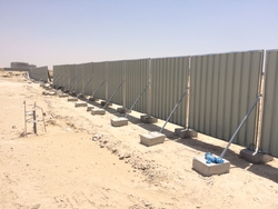 Construction Site Temporary Fence Hoarding Panel Supplier 