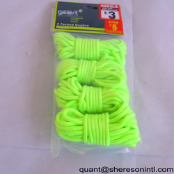 guy line flourescent rope PP Nylon poly rope elastic from JIANGSU SHERESON INTERNATIONAL CO.LTD