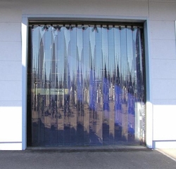 Transparent Clear Blue curtain in Qatar