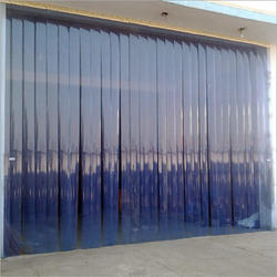 Transparent Clear Blue curtain supplier in Qatar