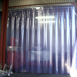 Transparent Clear Blue curtain traders in Qatar