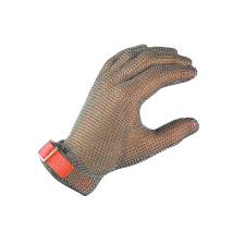 Chainmesh Glove with Plastic Strap for Food Industry 04-2222641 from ABILITY TRADING LLC