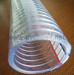 PVC reinforced steel wire hose from QIBAI PLATICS FACTORY