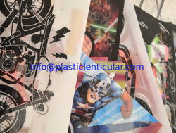 soft lenticular sheet printing patch 3d flip tpu lenticular stickers with hot melt adhesive
