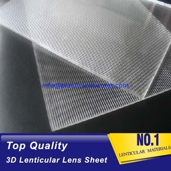 PS animated 3D lenticular lens sheet blank 20lpi flip Lenticular panels material for 3d moving pictures Brunei
