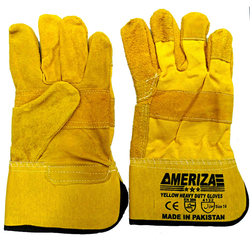 Ameriza Patch Palm Leather Gloves from SAMS GENERAL TRADING LLC