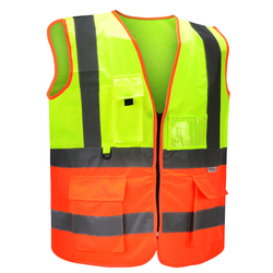 Empiral Dual color Safety Vest Multi Glow 