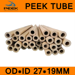 PEEK Tube Polyetheretherketone Round Pipe Tubing Piping 100% Pure PEEK Grade 450G Size 27x19mm Stripping Heat Resistance