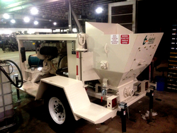 WET CONCRETE SPRAYING PUMP