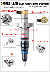 CAT Injector Intermediate Valve & Diesel Fuel Injector Middle Plate from CHINA LUTONG DIESEL PARTS