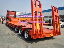 Lowbed Trailer| 3 Axles 80T Capacity| Low Loader| Semi Trailer from CHINATRAILERS