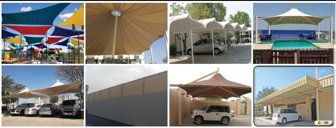 Boundary Wall Fabric Partition Shades from CAR PARKING SHADES & TENTS in  Dubai, United Arab Emirates