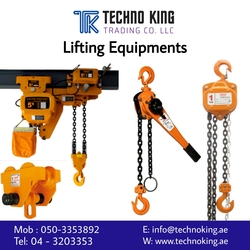 Lifting Equipments from TECHNO KING TRADING CO LLC
