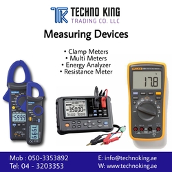 Clamp Meter, Multimeter Fluke, Gazelle, Uni-t, Insize from TECHNO KING TRADING CO LLC