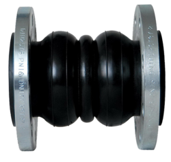 DOUBLE SPHERE FLANGED RUBBER EXPANSION JOINT