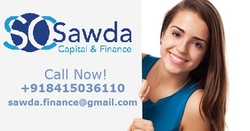 Borrow Money Here Today from SAWDA CAPITAL FINANCE