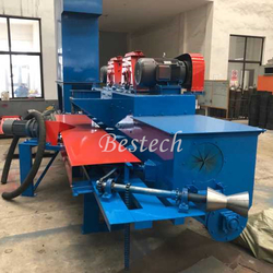 Steel Tube Outer Wall Rust Removal Shot Blasting Machine