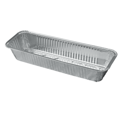 1030ml rectangle Aluminum foil food containers disposable aluminium food tray with a lid