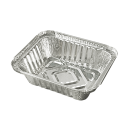 400 ML Disposable Aluminum foil containers foil trays with lids food grade foil lunch box
