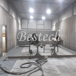 Manual Type Sand Blasting Room from QINGDAO BESTECH MACHINERY CO.,LTD