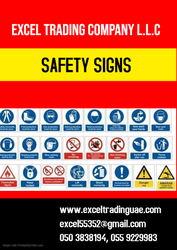 SAFETY SIGNS SUPPLIERS from EXCEL TRADING COMPANY L L C